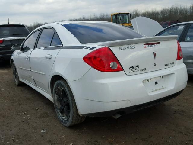 1G2ZJ57K994253384 - 2009 PONTIAC G6 WHITE photo 3