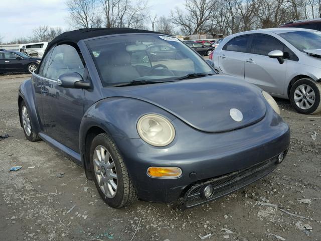 3VWCM31Y24M312747 - 2004 VOLKSWAGEN NEW BEETLE GRAY photo 1