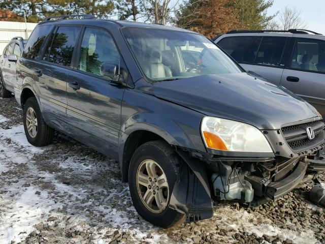 2HKYF18655H563118 - 2005 HONDA PILOT EXL GRAY photo 1