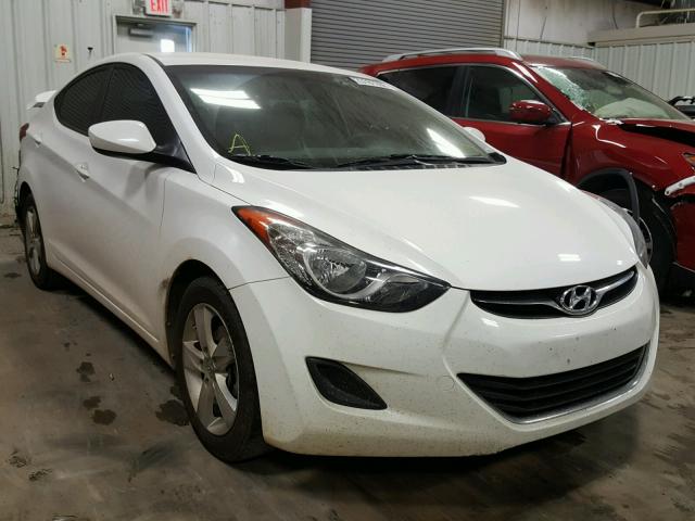 5NPDH4AE9DH376295 - 2013 HYUNDAI ELANTRA GL WHITE photo 1