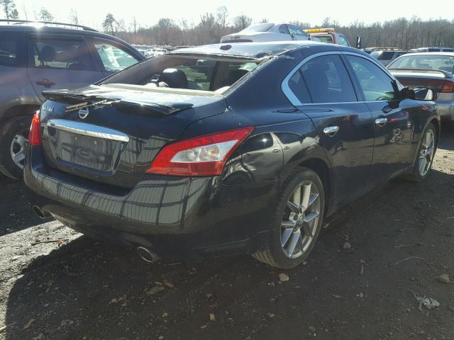 1N4AA5AP8BC844627 - 2011 NISSAN MAXIMA S BLACK photo 4