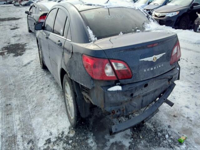 1C3LC46K07N662649 - 2007 CHRYSLER SEBRING BLACK photo 3