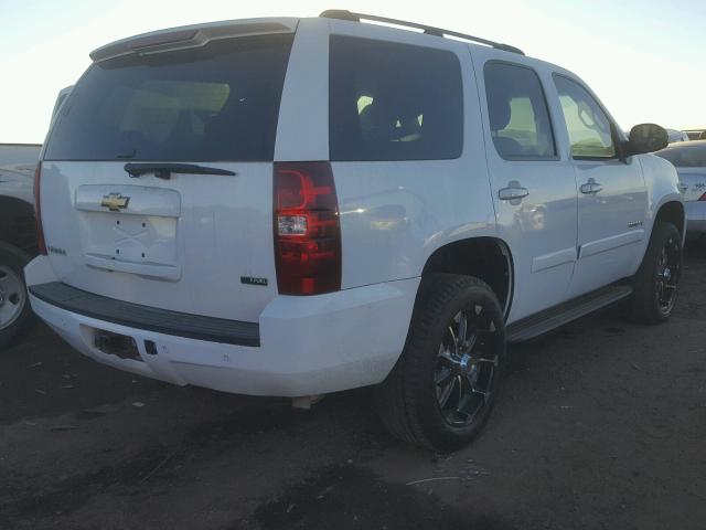 1GNFK13037R419270 - 2007 CHEVROLET TAHOE K150 WHITE photo 4