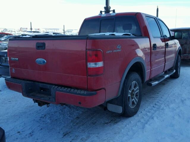 1FTPW145X6FA12459 - 2006 FORD F150 SUPER RED photo 4