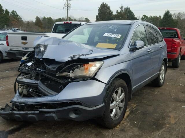 JHLRE38717C037520 - 2007 HONDA CR-V EXL BLUE photo 2