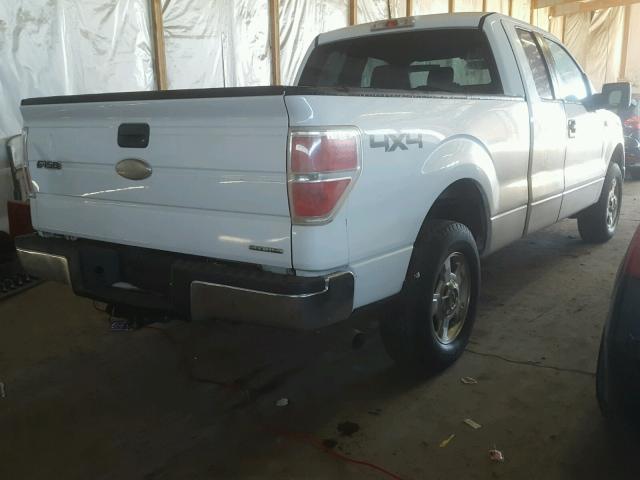 1FTFX1EF9BFC72782 - 2011 FORD F150 SUPER WHITE photo 4