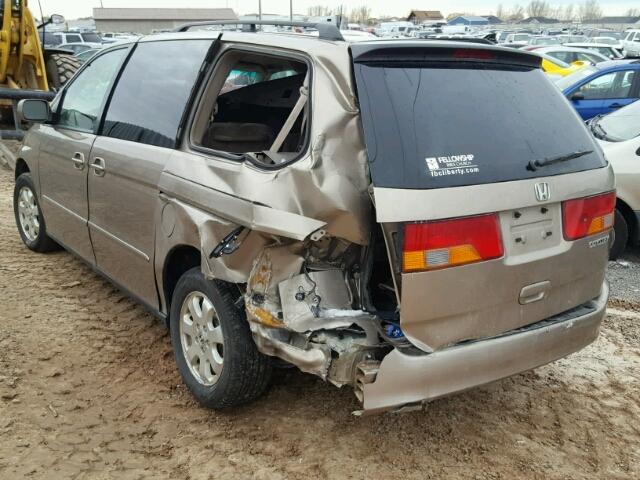 5FNRL18674B013039 - 2004 HONDA ODYSSEY EX GOLD photo 3