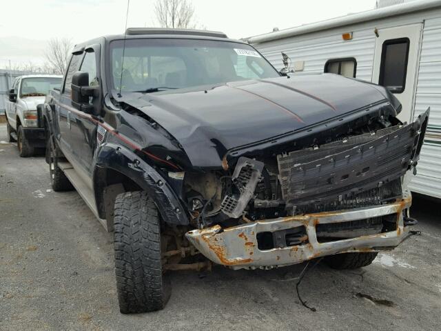 1FTWW31R78EA47693 - 2008 FORD F350 SRW S BLACK photo 1