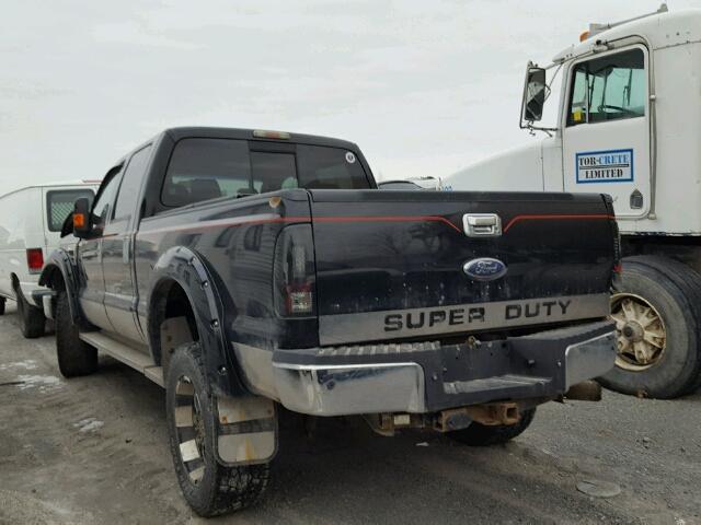 1FTWW31R78EA47693 - 2008 FORD F350 SRW S BLACK photo 3