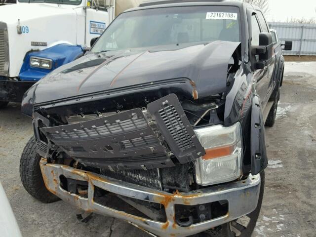 1FTWW31R78EA47693 - 2008 FORD F350 SRW S BLACK photo 7