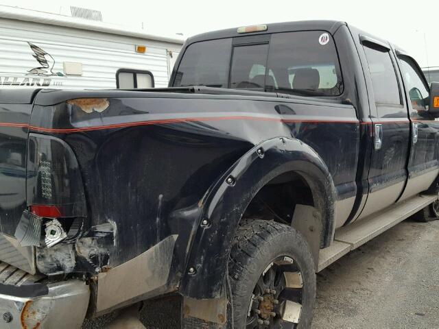 1FTWW31R78EA47693 - 2008 FORD F350 SRW S BLACK photo 9