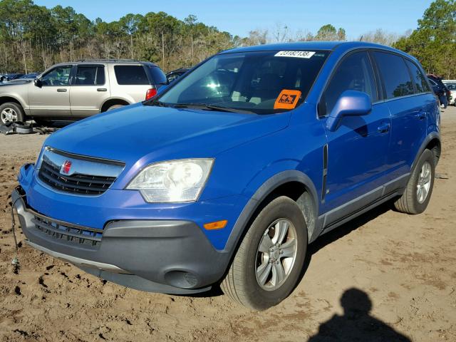 3GSCL33P68S569524 - 2008 SATURN VUE XE BLUE photo 2