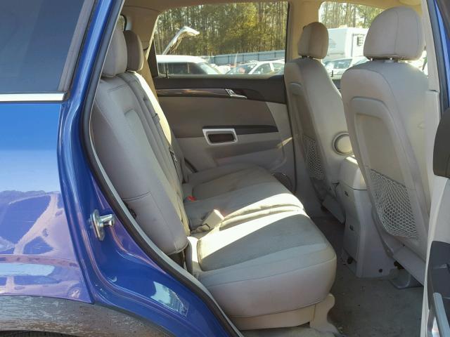 3GSCL33P68S569524 - 2008 SATURN VUE XE BLUE photo 6