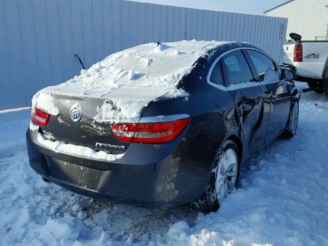 1G4PS5SK7D4218788 - 2013 BUICK VERANO GRAY photo 4