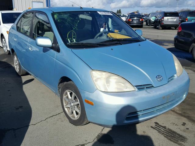 JT2BK12U220049253 - 2002 TOYOTA PRIUS BLUE photo 1