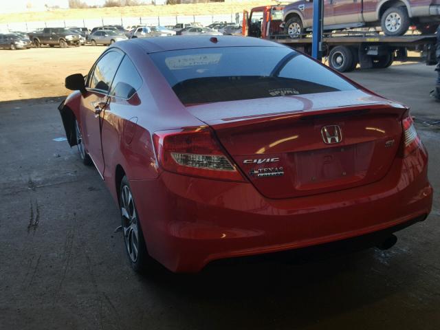 2HGFG4A59CH704951 - 2012 HONDA CIVIC SI RED photo 3