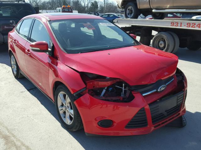 1FADP3F25EL157610 - 2014 FORD FOCUS SE RED photo 1