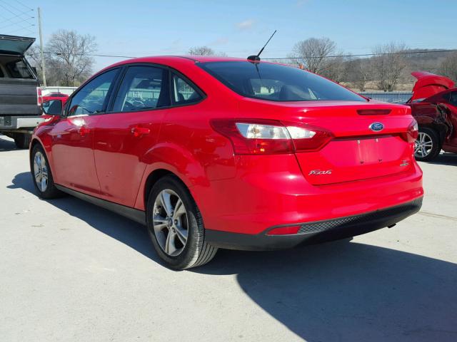 1FADP3F25EL157610 - 2014 FORD FOCUS SE RED photo 3