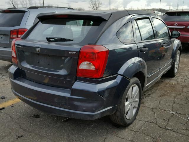 1B3HB48B37D354285 - 2007 DODGE CALIBER SX GRAY photo 4