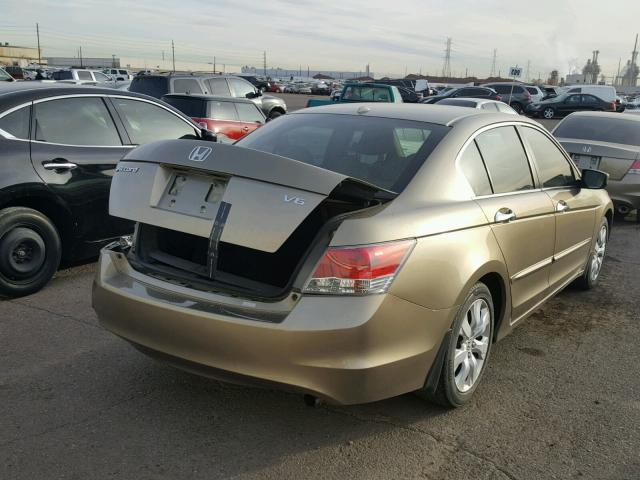 1HGCP36888A024173 - 2008 HONDA ACCORD EXL BROWN photo 4