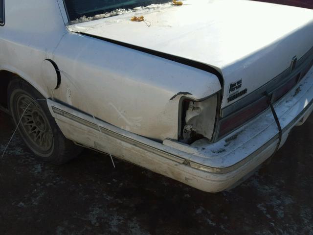 1LNLM81WXTY710978 - 1996 LINCOLN TOWN CAR E WHITE photo 9