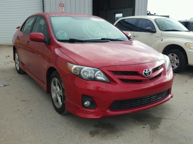 5YFBU4EEXDP085465 - 2013 TOYOTA COROLLA BA RED photo 1