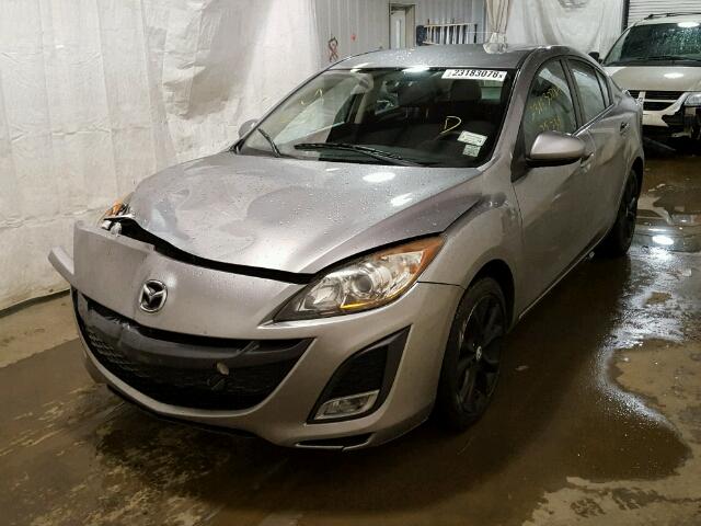 JM1BL1U50B1373421 - 2011 MAZDA 3 S SILVER photo 2