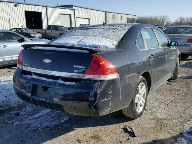 2G1WB5EK5A1189920 - 2010 CHEVROLET IMPALA LT BLACK photo 4