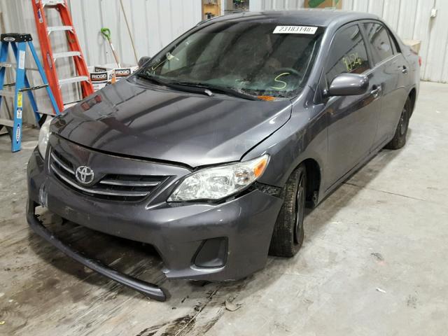 JTDBU4EE8DJ117902 - 2013 TOYOTA COROLLA BA GRAY photo 2