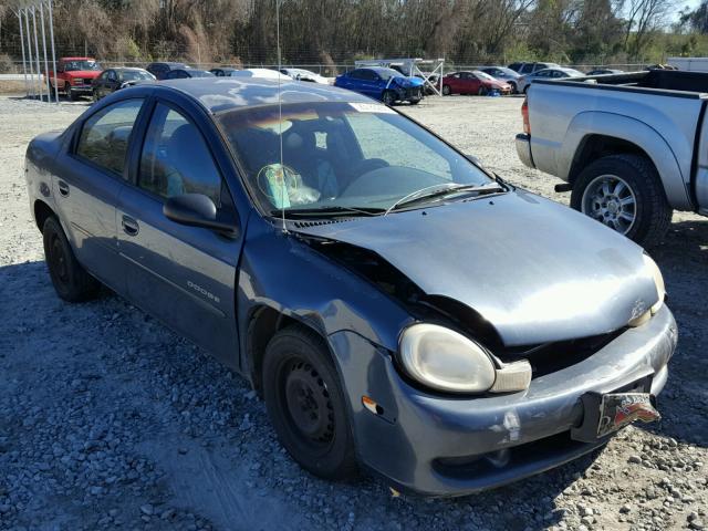 1B3ES46CX1D262466 - 2001 DODGE NEON SE BLUE photo 1