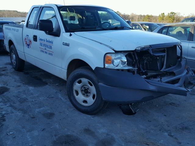 1FTRX12W36NA23763 - 2006 FORD F150 WHITE photo 1