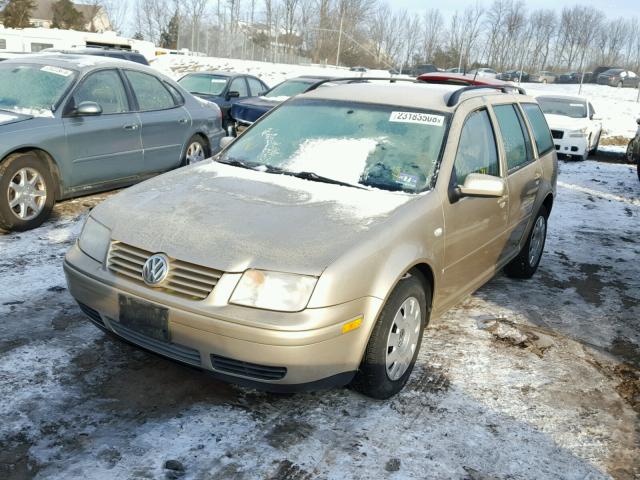 WVWRK61J23W238364 - 2003 VOLKSWAGEN JETTA GL BEIGE photo 2