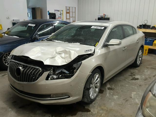 1G4GB5G34EF236981 - 2014 BUICK LACROSSE BEIGE photo 2