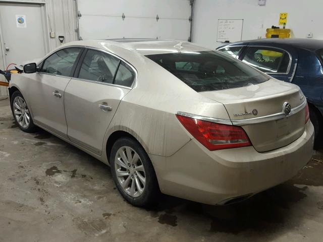 1G4GB5G34EF236981 - 2014 BUICK LACROSSE BEIGE photo 3