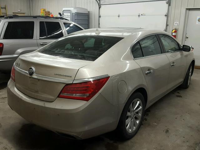 1G4GB5G34EF236981 - 2014 BUICK LACROSSE BEIGE photo 4