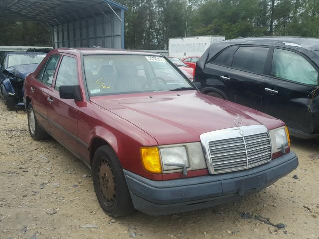 WDBEA30DXKA906563 - 1989 MERCEDES-BENZ 300 E MAROON photo 1