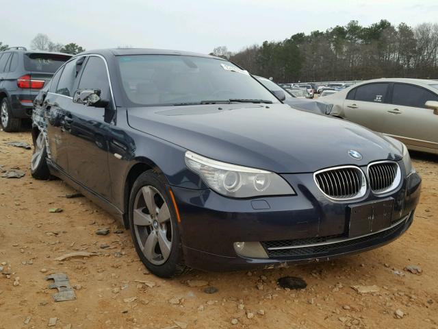 WBANV13518CZ50539 - 2008 BMW 528 XI BLUE photo 1