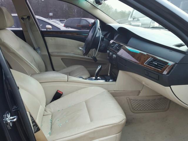 WBANV13518CZ50539 - 2008 BMW 528 XI BLUE photo 5