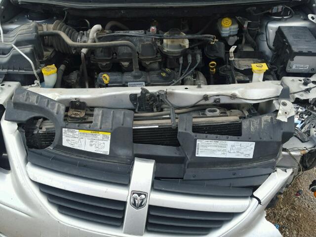 2D4GP44L97R264441 - 2007 DODGE GRAND CARA SILVER photo 7