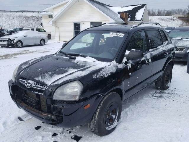 KM8JM12B65U161171 - 2005 HYUNDAI TUCSON GL BLACK photo 2