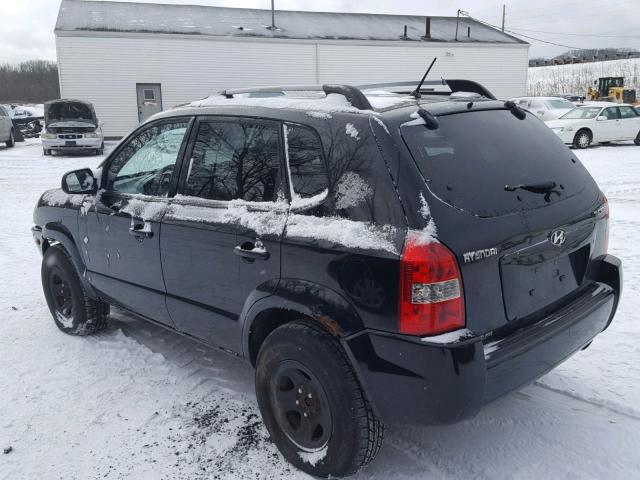 KM8JM12B65U161171 - 2005 HYUNDAI TUCSON GL BLACK photo 3