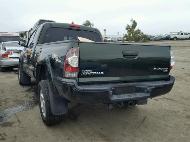 5TFTU4GN1CX027827 - 2012 TOYOTA TACOMA PRE GREEN photo 3