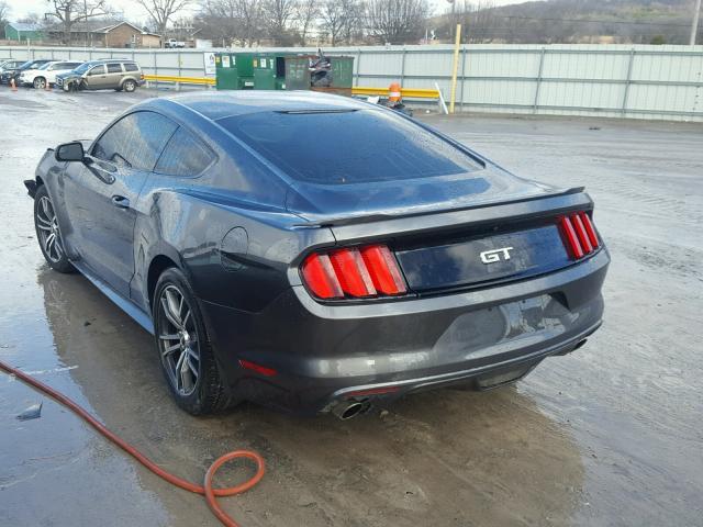 1FA6P8CF6H5212457 - 2017 FORD MUSTANG GT GRAY photo 3