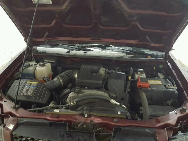 1GCDT13E288102032 - 2008 CHEVROLET COLORADO MAROON photo 7