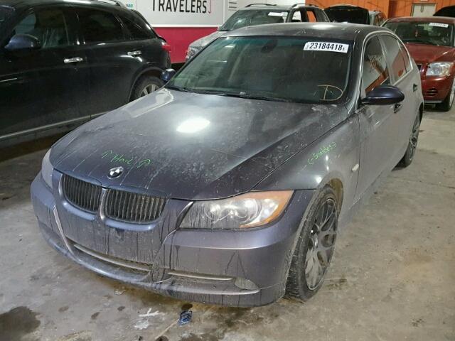 WBAVB33536KR72288 - 2006 BMW 330 I GRAY photo 2