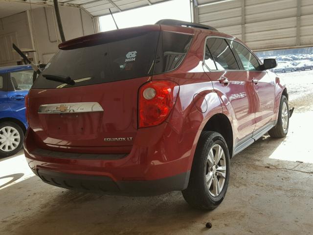 2GNALBEK8E6130874 - 2014 CHEVROLET EQUINOX LT MAROON photo 4