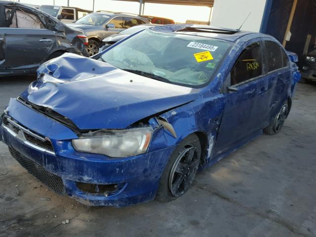 JA3AU26U59U006363 - 2009 MITSUBISHI LANCER ES/ BLUE photo 2