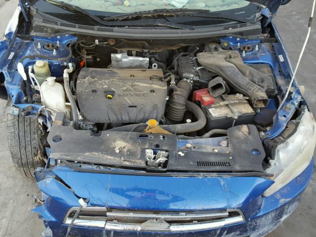 JA3AU26U59U006363 - 2009 MITSUBISHI LANCER ES/ BLUE photo 7