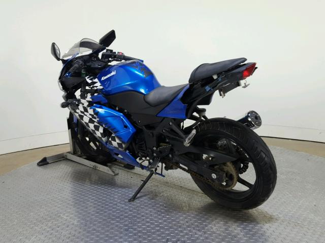 JKAEXMJ198DA01679 - 2008 KAWASAKI EX250 J BLUE photo 6