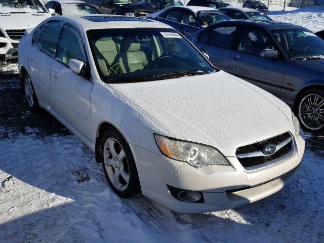 4S3BL626787217049 - 2008 SUBARU LEGACY 2.5 WHITE photo 1